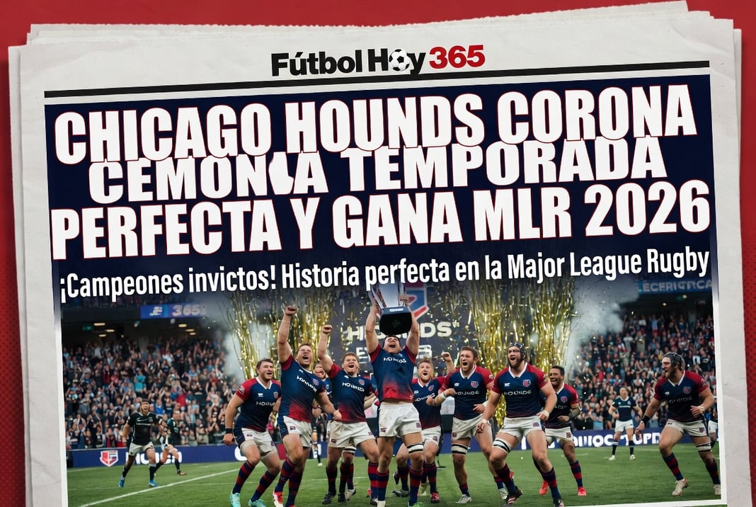 Chicago Hounds corona temporada perfecta y gana MLR 2026