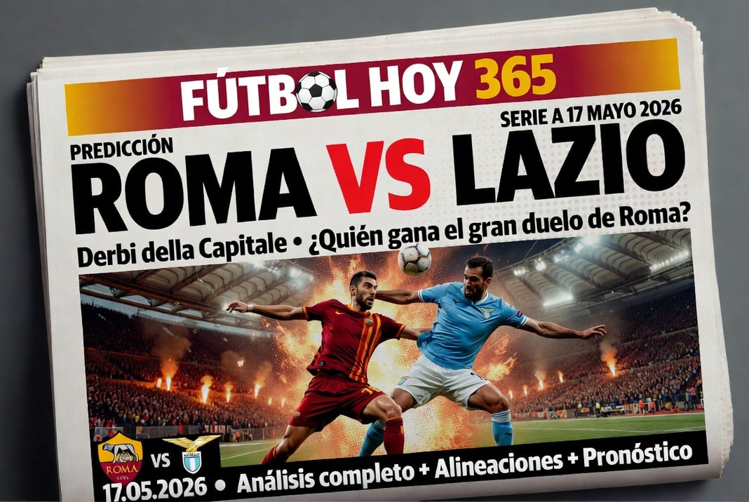 Prediccion Roma vs Lazio Serie A 17 Mayo 2026