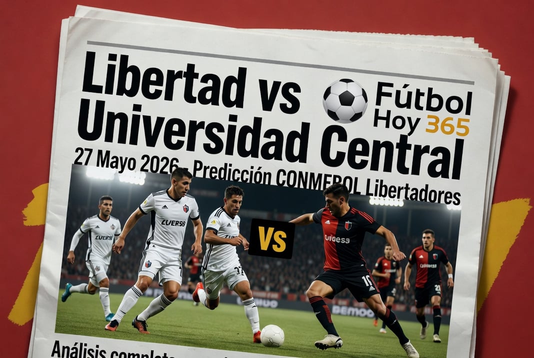 Libertad vs Universidad Central 27 Mayo 2026 Prediccion CONMEBOL Libertadores