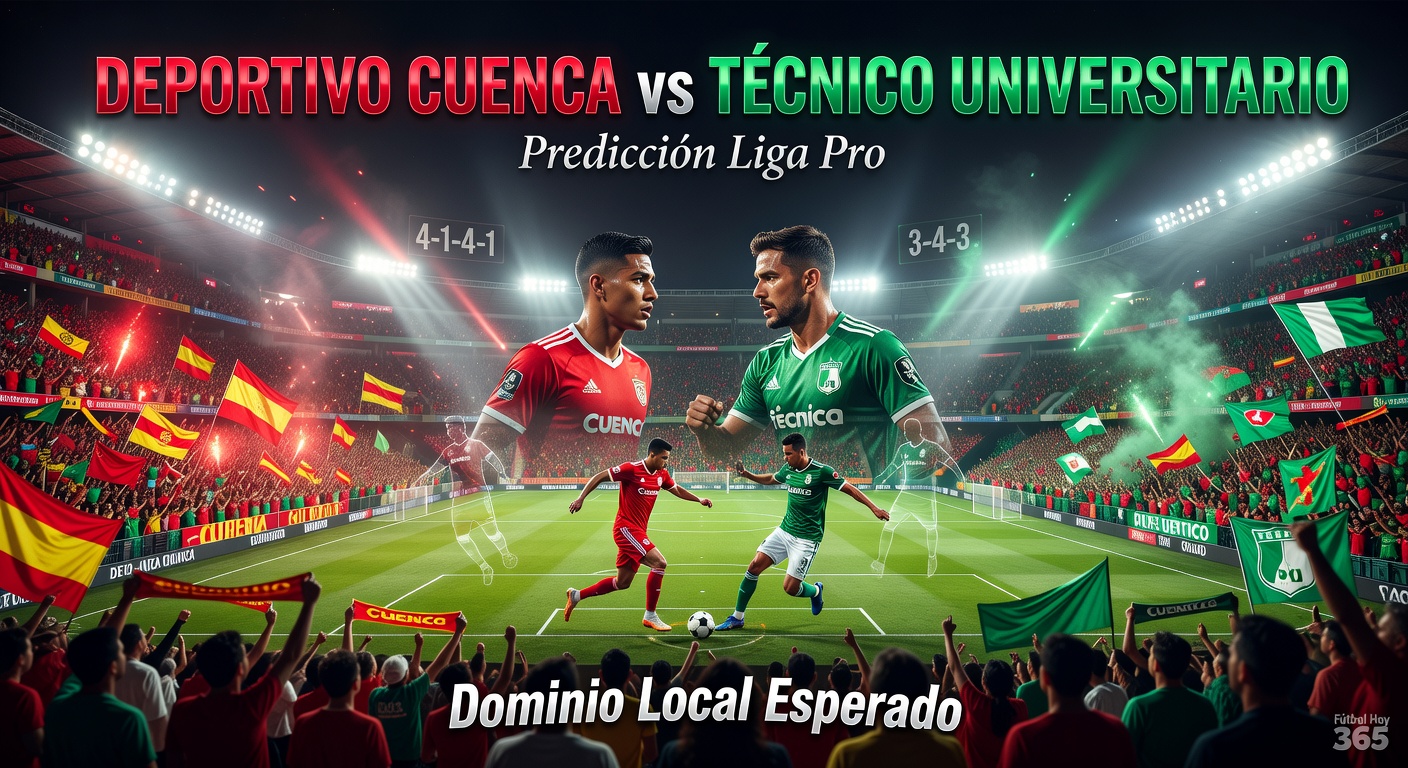 Deportivo Cuenca vs Tecnico Universitario Pronóstico / Prediction