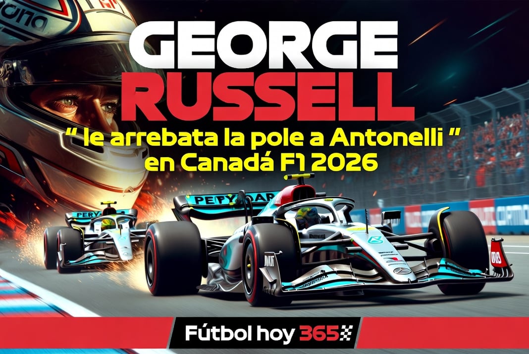 George Russell le arrebata la pole a Antonelli en Canadá F1 2026