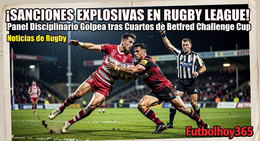 Disciplinario Rugby League: Sanciones del Panel de Revisión de Partidos tras Cuartos de Betfred Challenge Cup