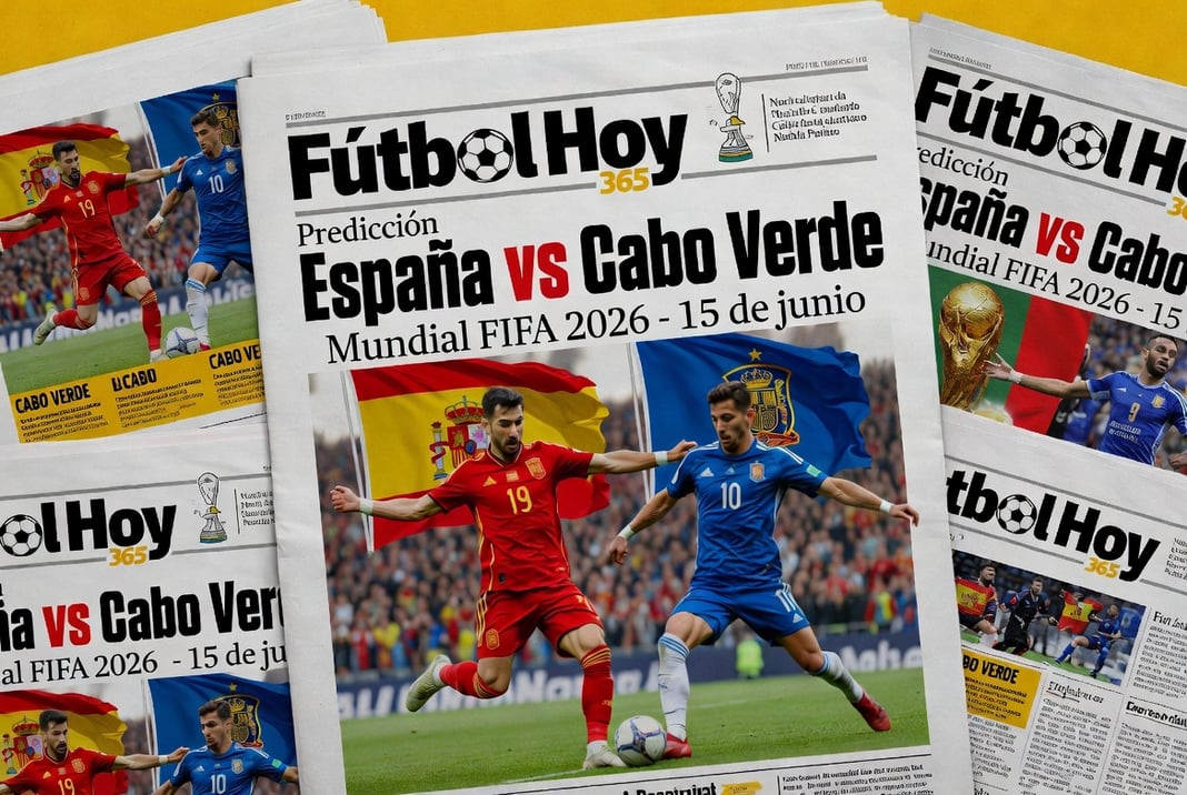 Predicción España vs Cabo Verde Mundial FIFA 2026 - 15 de junio