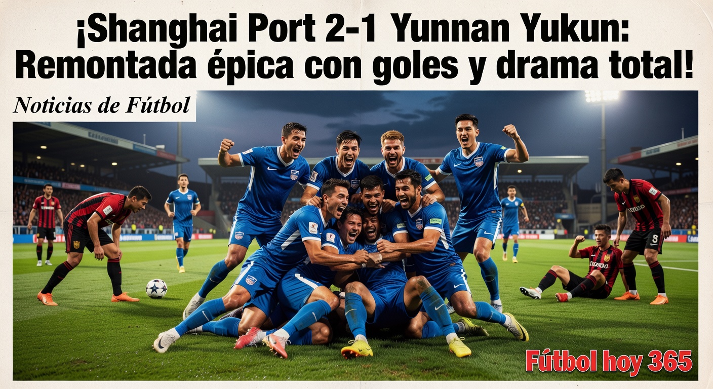 Shanghai Port 2-1 Yunnan Yukun (Chinese Super League) (BBC Sport, full time)