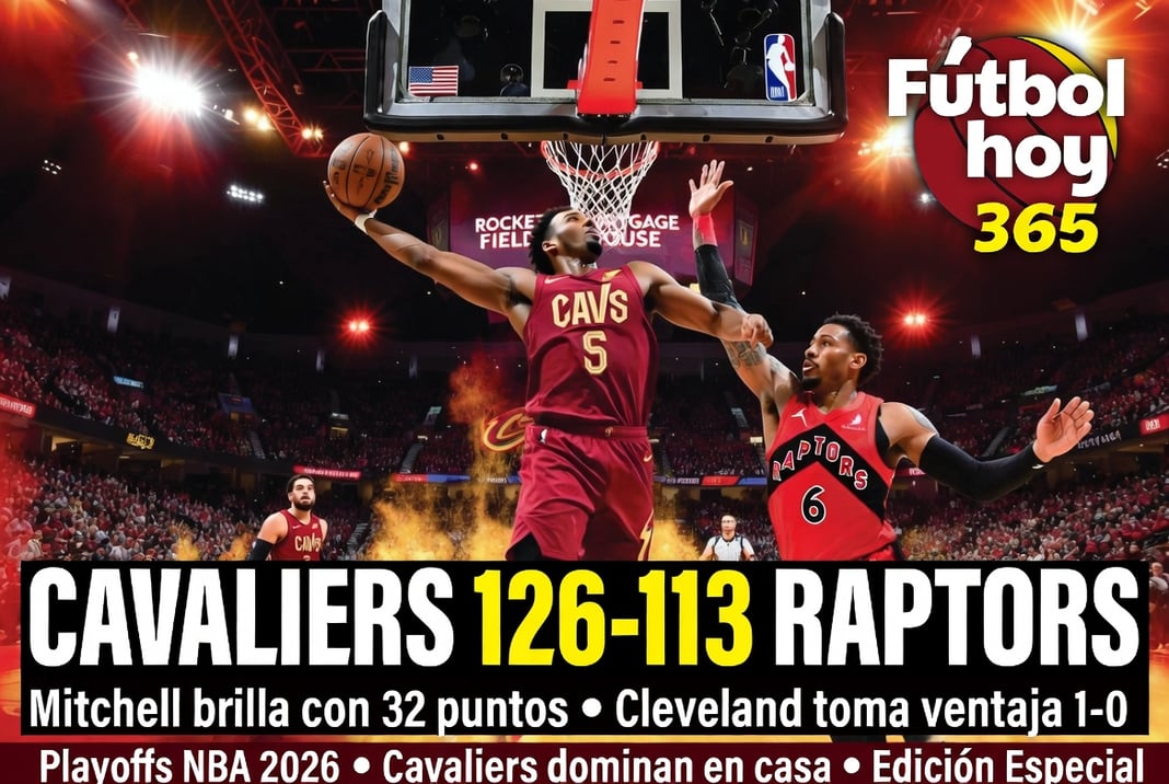 Cavaliers 126-113 Raptors Resumen del Juego 1 Playoffs NBA 2026