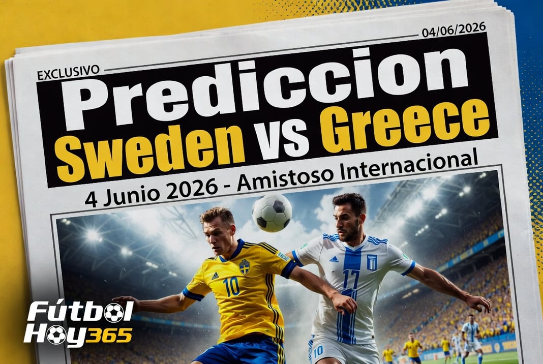Prediccion Sweden vs Greece 4 Junio 2026 Amistoso Internacional