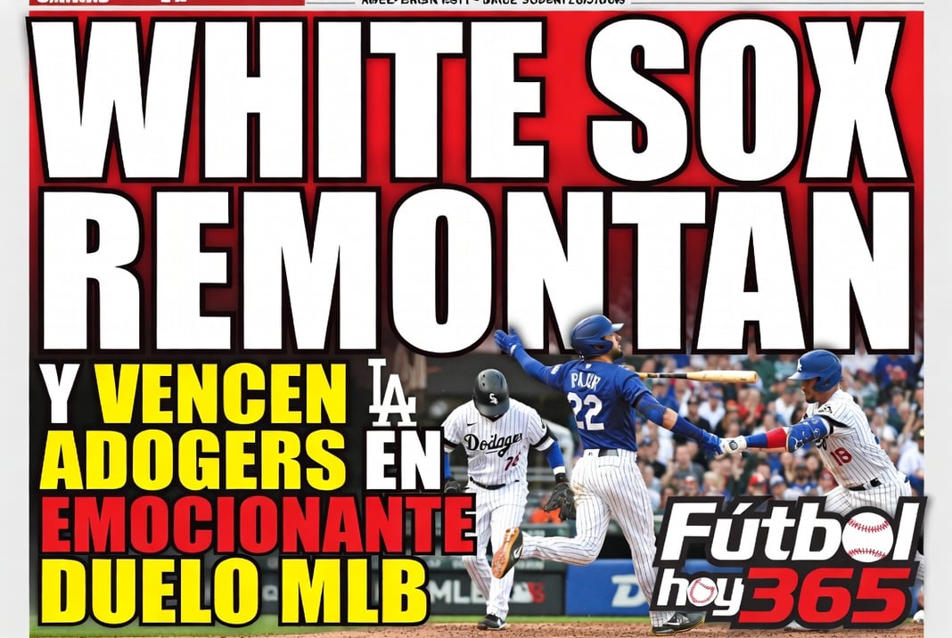 White Sox remontan y vencen a Dodgers en emocionante duelo MLB