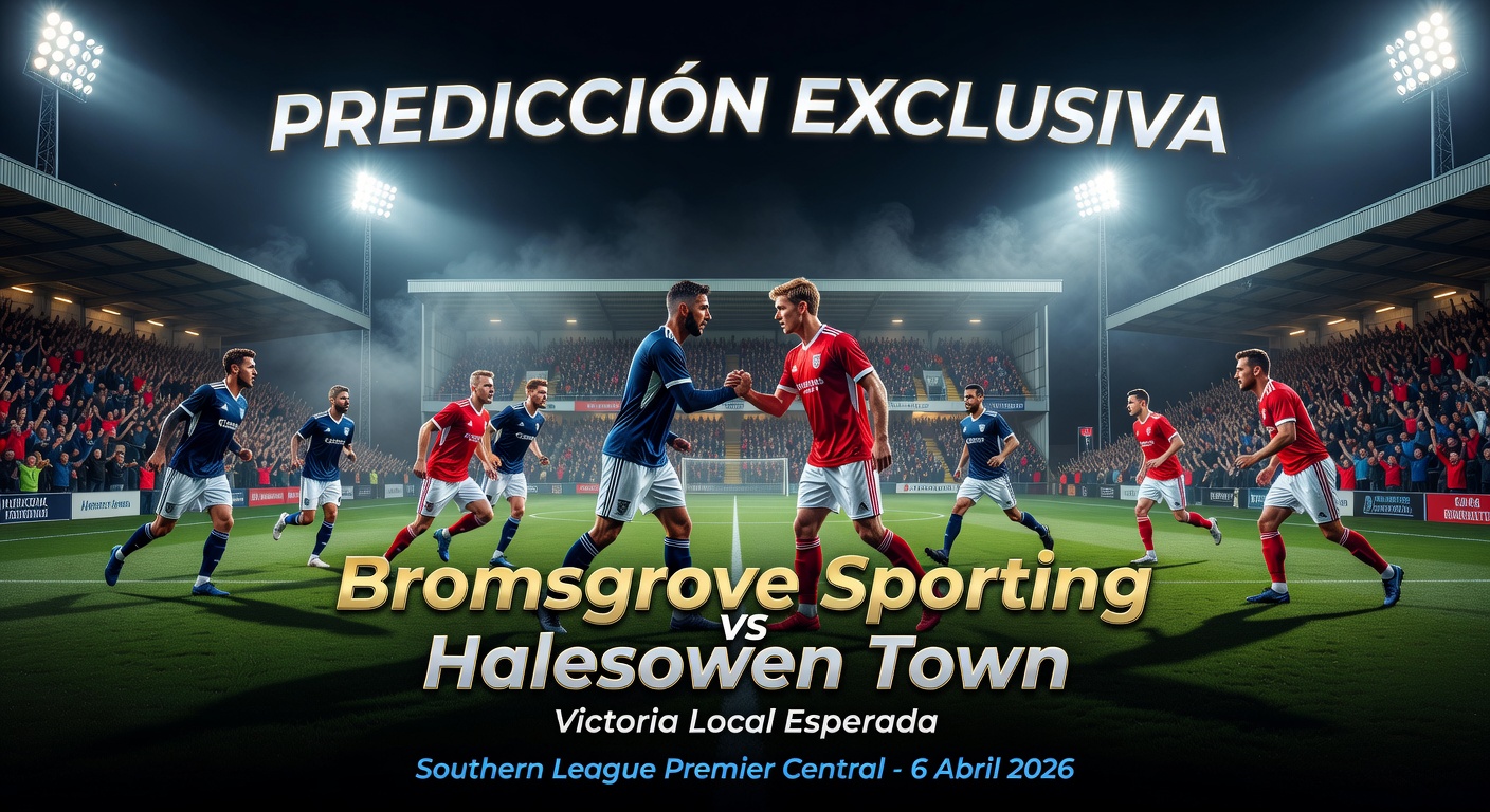Bromsgrove Sporting vs Halesowen Town Pronóstico / Prediction