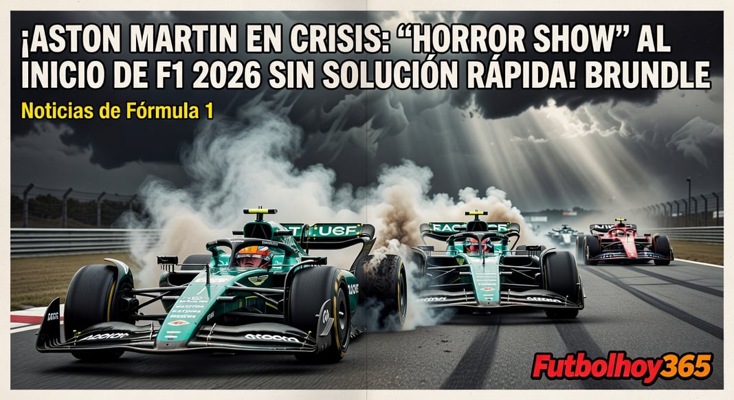 Aston Martin en Crisis: 'Horror Show' al Inicio de la Temporada 2026 de F1 sin Solución Rápida, Según Martin Brundle
