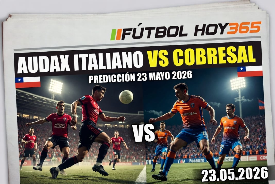 Audax Italiano vs Cobresal Prediccion 23 Mayo 2026