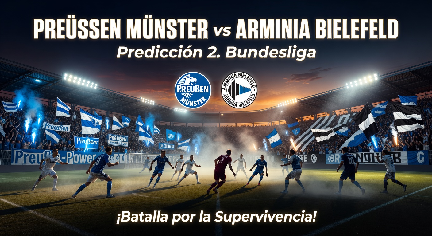 Preußen Münster vs Arminia Bielefeld Pronóstico / Prediction