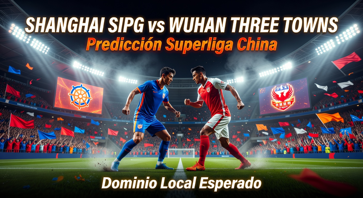 SHANGHAI SIPG vs Wuhan Three Towns Pronóstico / Prediction