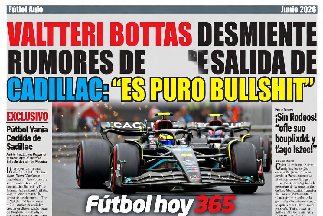 Valtteri Bottas desmiente rumores de salida de Cadillac “Es puro bullshit”