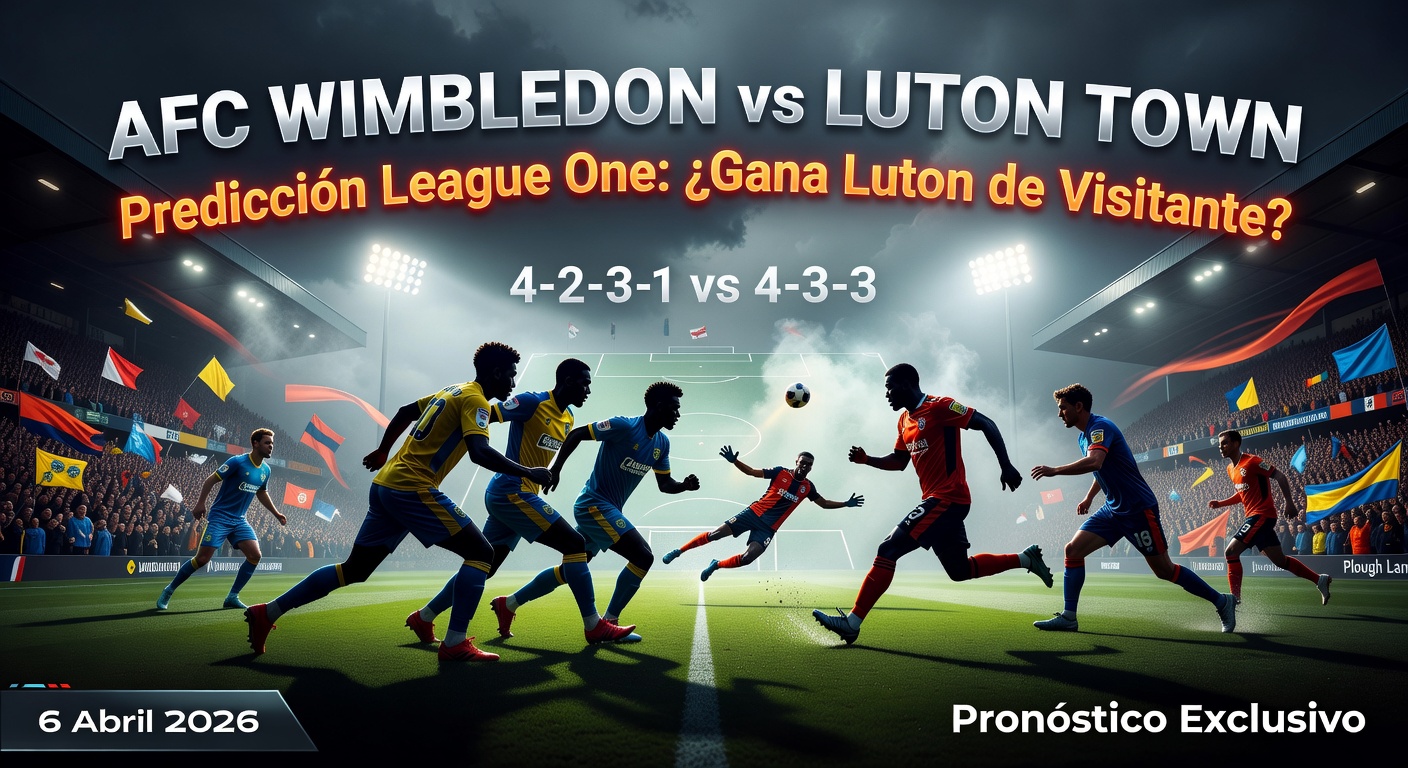 AFC Wimbledon vs Luton Pronóstico / Prediction