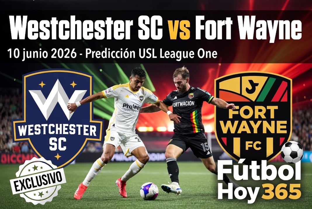 Westchester SC vs Fort Wayne 10 junio 2026 Prediccion USL League One