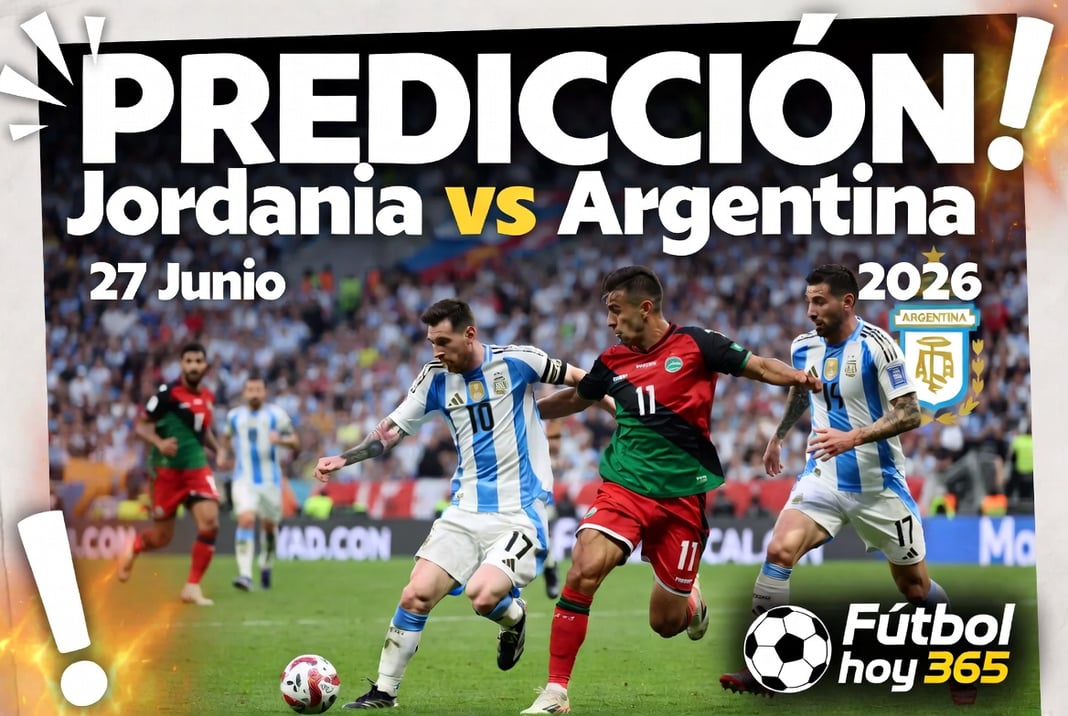 Prediccion Jordania vs Argentina Mundial 2026 27 junio