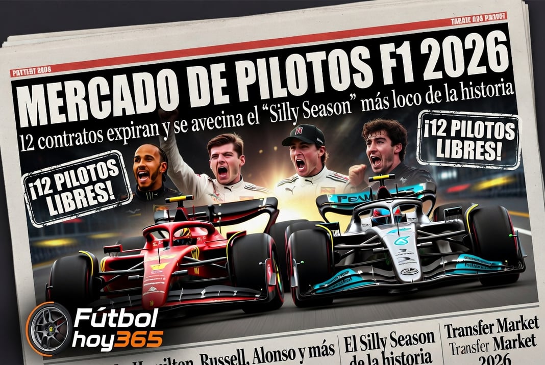 Mercado de pilotos F1 2026 12 contratos expiran y se avecina el “Silly Season” más loco de la historia