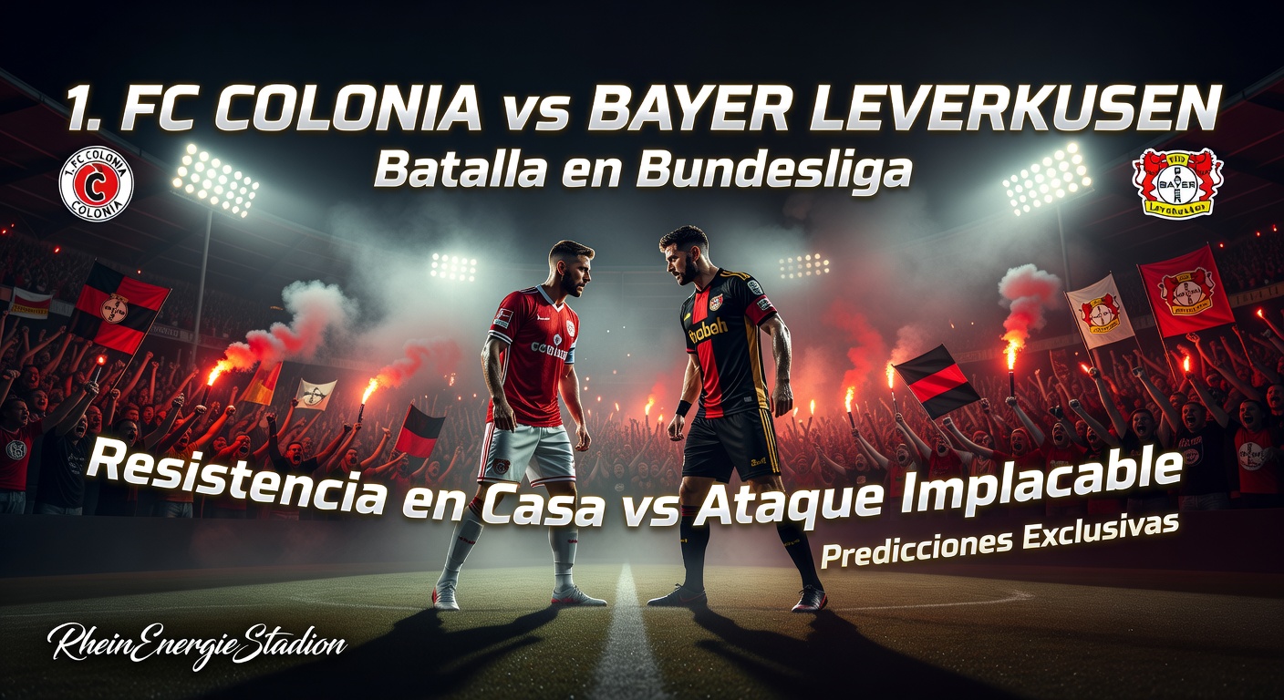 1. FC Köln vs Bayer Leverkusen Pronóstico / Prediction