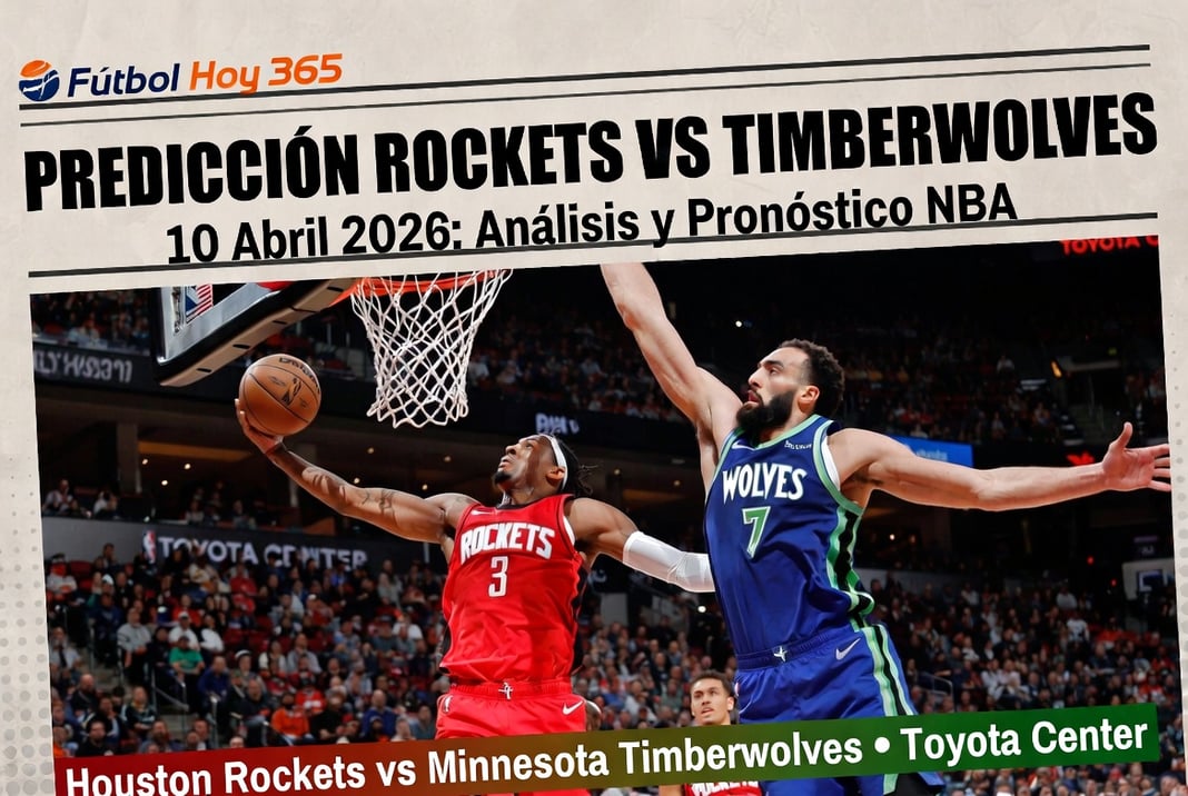 Predicción Rockets vs Timberwolves 10 Abril 2026 Análisis y Pronóstico NBA