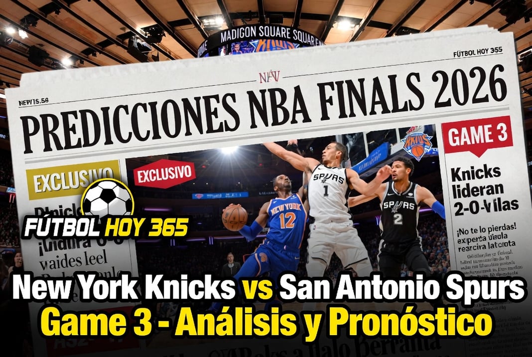 Predicciones NBA Finals 2026 New York Knicks vs San Antonio Spurs Game 3 – Análisis y Pronóstico