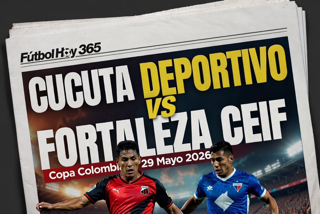 Cucuta Deportivo vs Fortaleza CEIF Copa Colombia 29 Mayo 2026