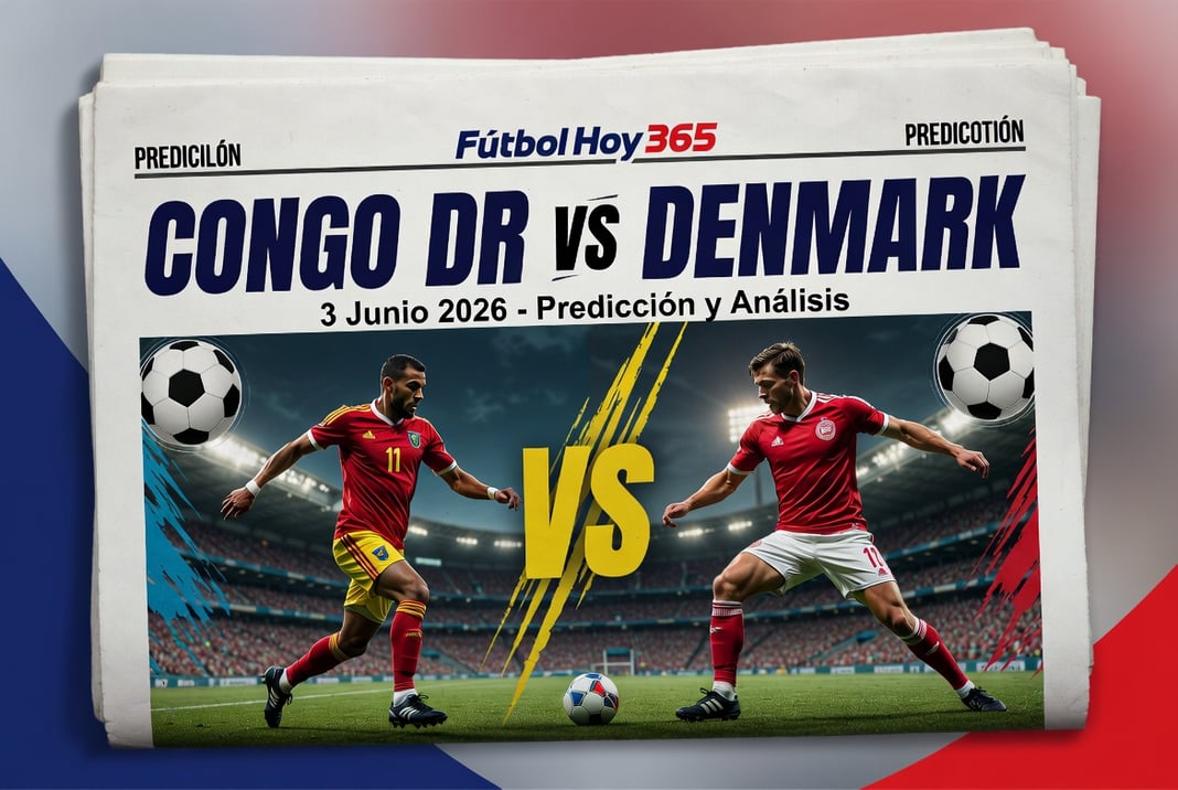 Congo DR vs Denmark 3 Junio 2026 Prediccion y Analisis