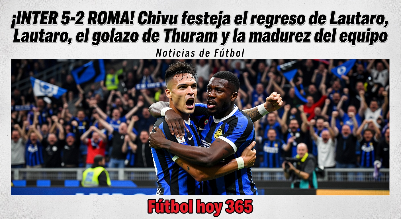 Inter Milan 5-2 Roma: Chivu Delighted for Thuram and Lautaro (SempreInter, 3 hours ago)