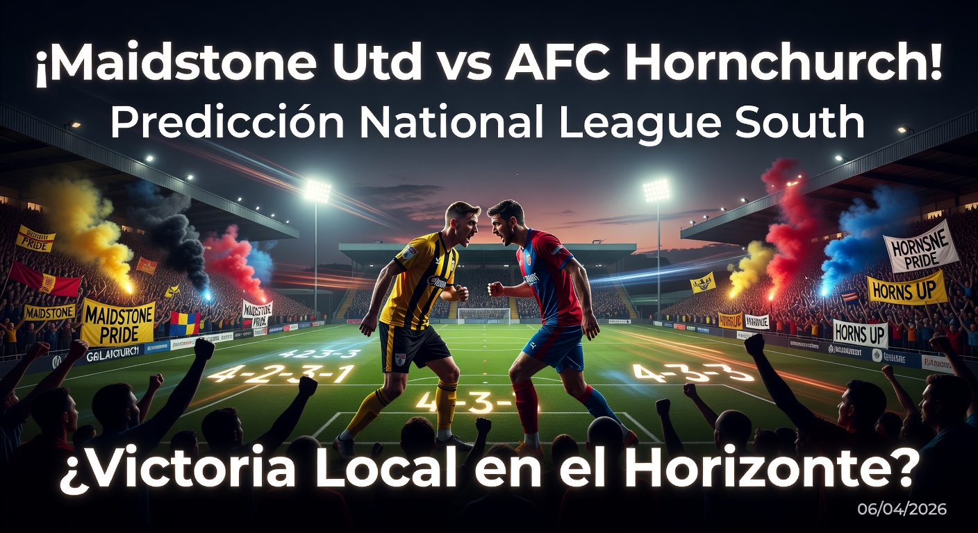 Maidstone Utd vs AFC Hornchurch Pronóstico / Prediction