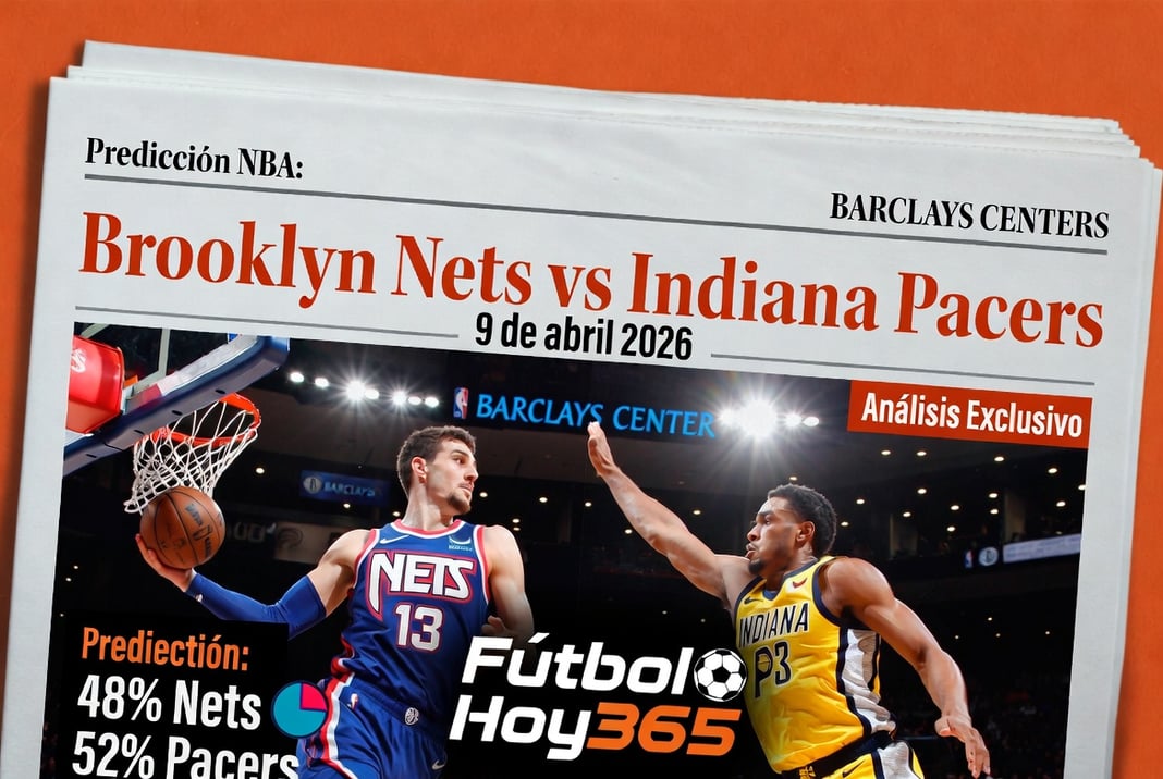 Predicción NBA Brooklyn Nets vs Indiana Pacers 9 de abril 2026