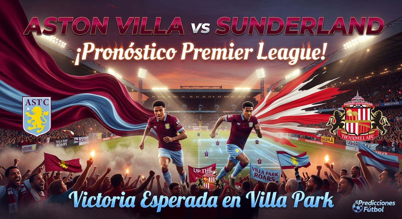 Aston Villa vs Sunderland Pronóstico / Prediction