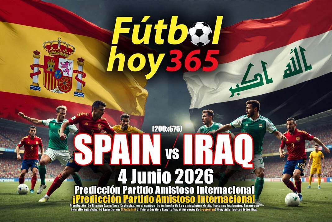 Spain vs Iraq 4 Junio 2026 Prediccion Partido Amistoso Internacional