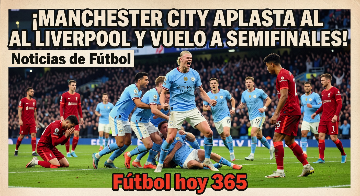 Manchester City 4-0 Liverpool (FA Cup Quarter-final) - Haaland hat-trick (BBC Sport, today)