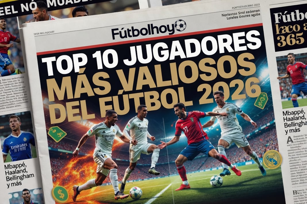 Top 10 Jugadores Más Valiosos del Fútbol 2026