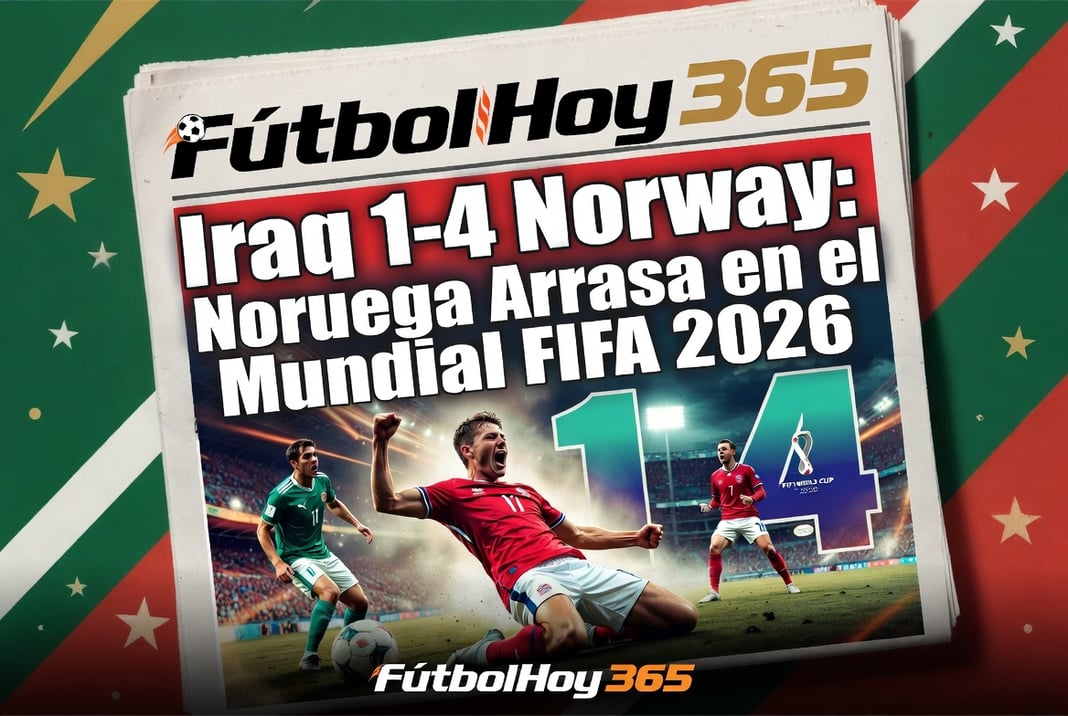 Iraq 1-4 Norway Noruega Arrasa en el Mundial FIFA 2026