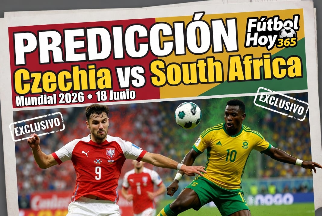 Predicción Czechia vs South Africa Mundial 2026 18 junio