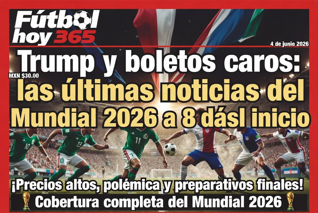 Trump y boletos caros las últimas noticias del Mundial 2026 a 8 días del inicio