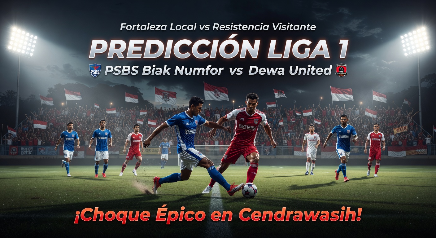 PSBS Biak Numfor vs Dewa United Pronóstico / Prediction