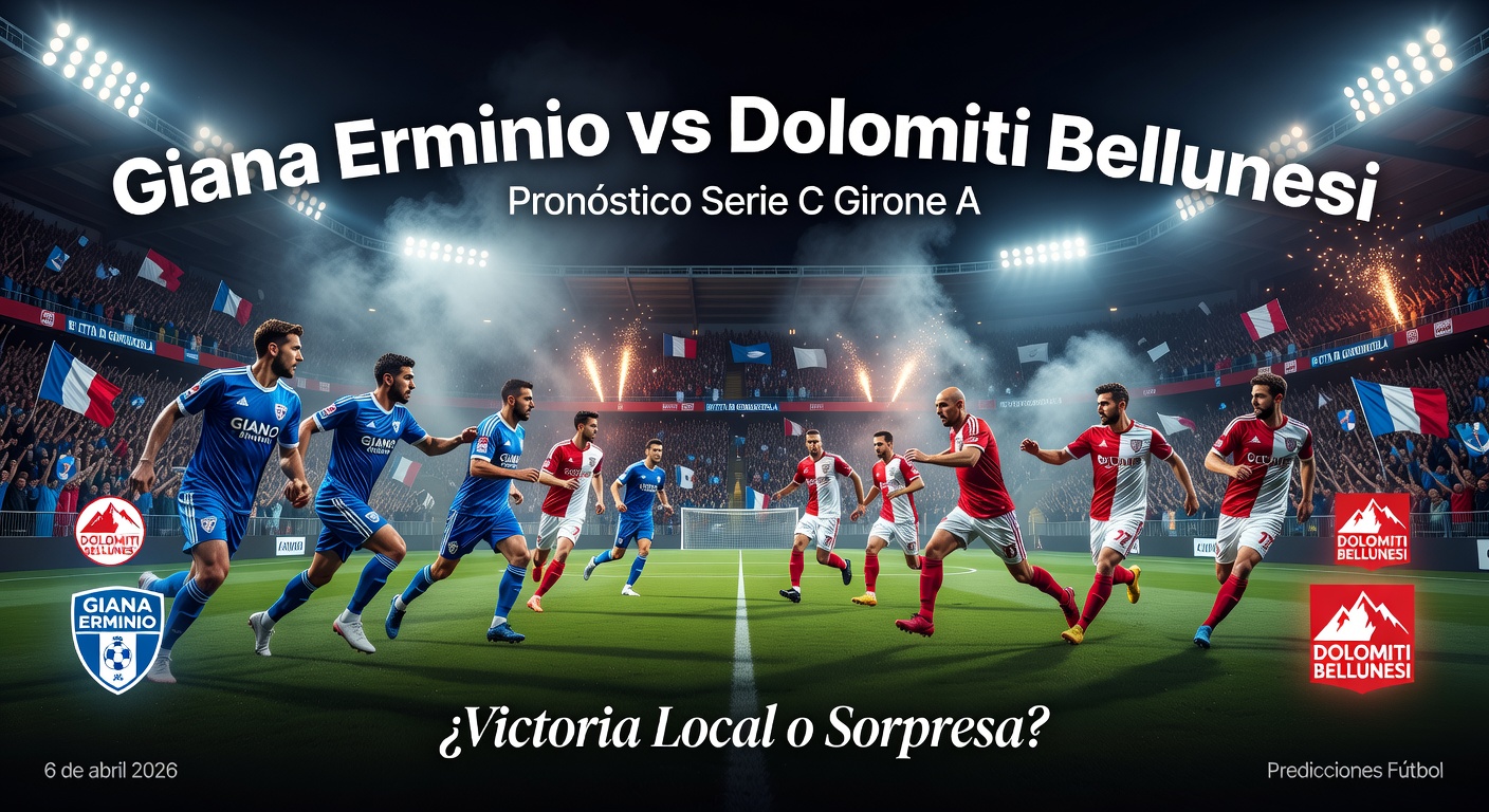 Giana Erminio vs Dolomiti Bellunesi Pronóstico / Prediction