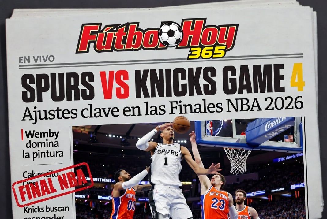 Spurs vs Knicks Game 4 ajustes clave en las Finales NBA 2026