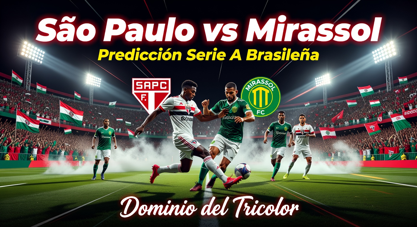 Sao Paulo vs Mirassol Pronóstico / Prediction