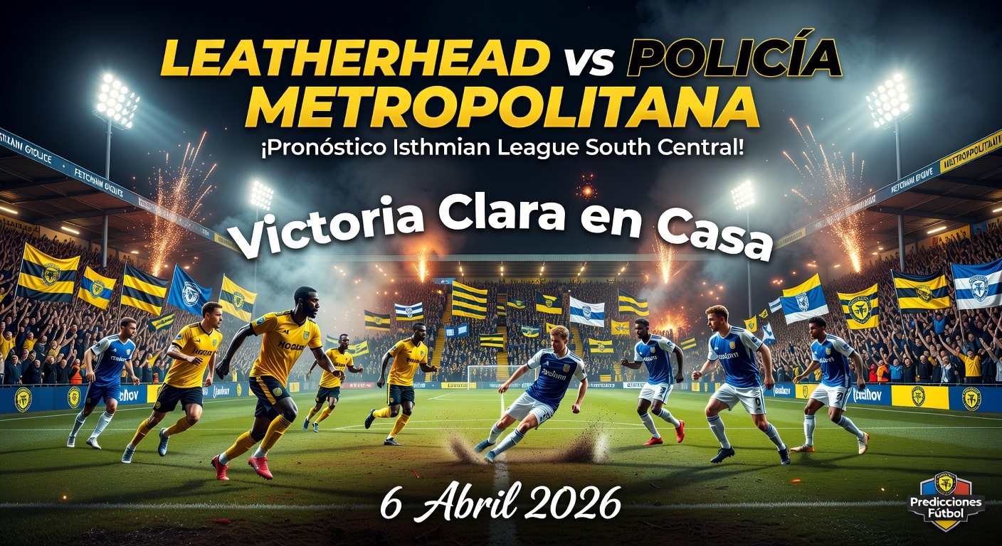 Leatherhead vs Metropolitan Police Pronóstico / Prediction