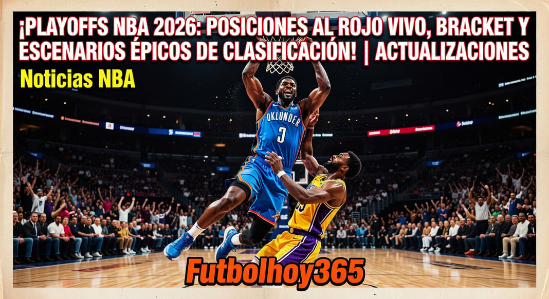 Playoffs NBA 2026: Posiciones Actuales, Bracket y Escenarios de Clasificación | Actualizaciones