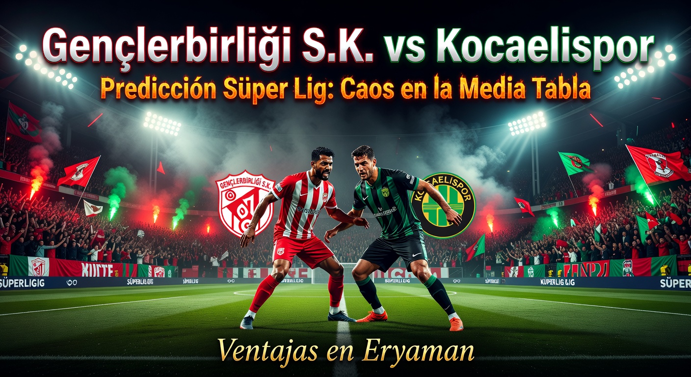 Gençlerbirliği S.K. vs Kocaelispor Pronóstico / Prediction
