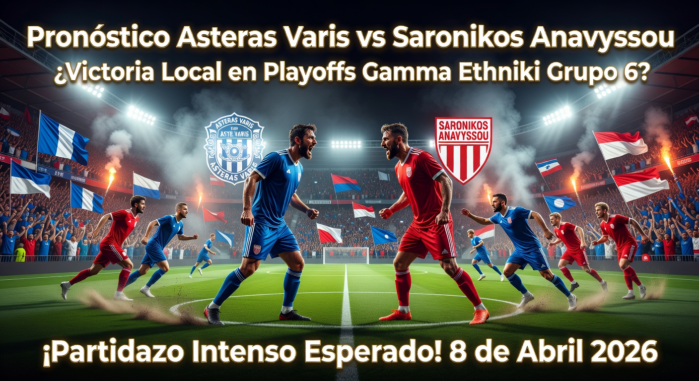 Asteras Varis vs Saronikos Anavyssou Pronóstico / Prediction