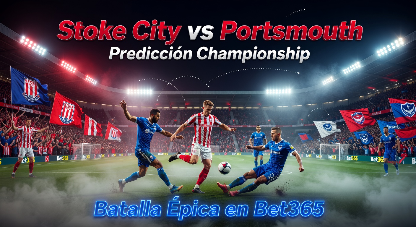 Stoke City vs Portsmouth Pronóstico / Prediction