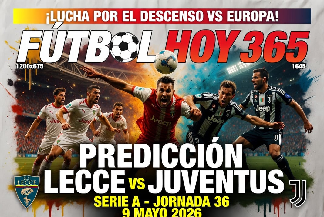 Prediccion Lecce vs Juventus Serie A 9 Mayo 2026