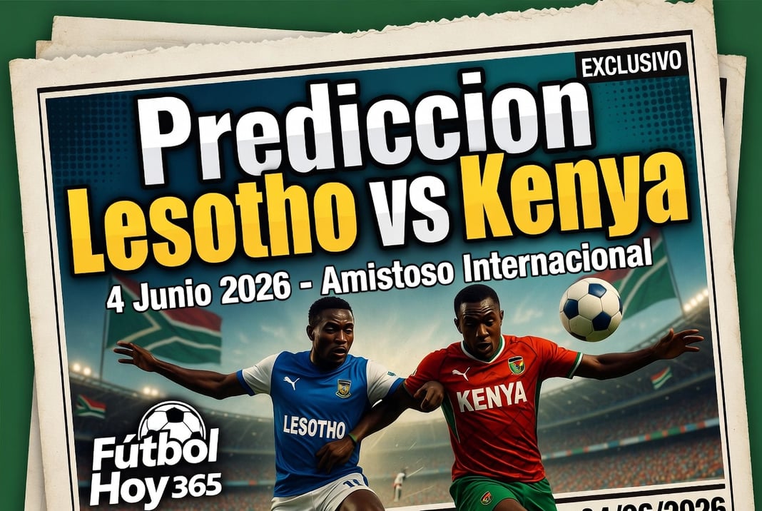 Prediccion Lesotho vs Kenya 4 Junio 2026 Amistoso Internacional