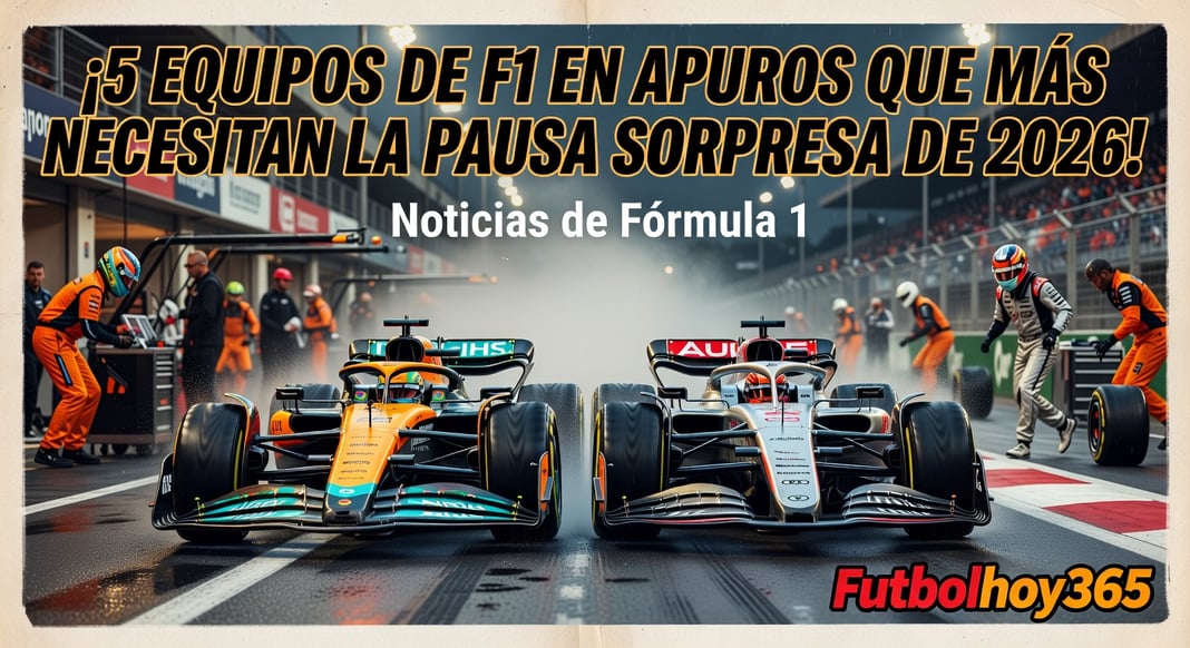 5 Equipos de F1 en Apuros que Más Necesitan la Pausa Sorpresa de 2026