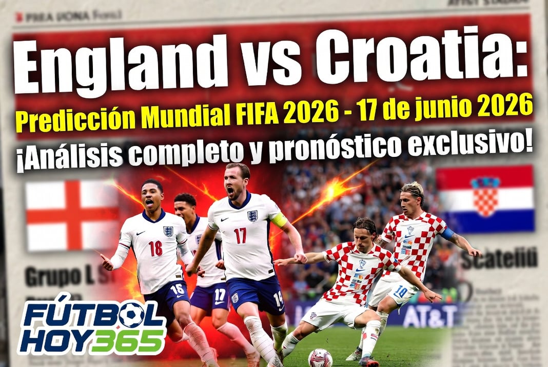 England vs Croatia Predicción Mundial FIFA 2026 - 17 de junio 2026