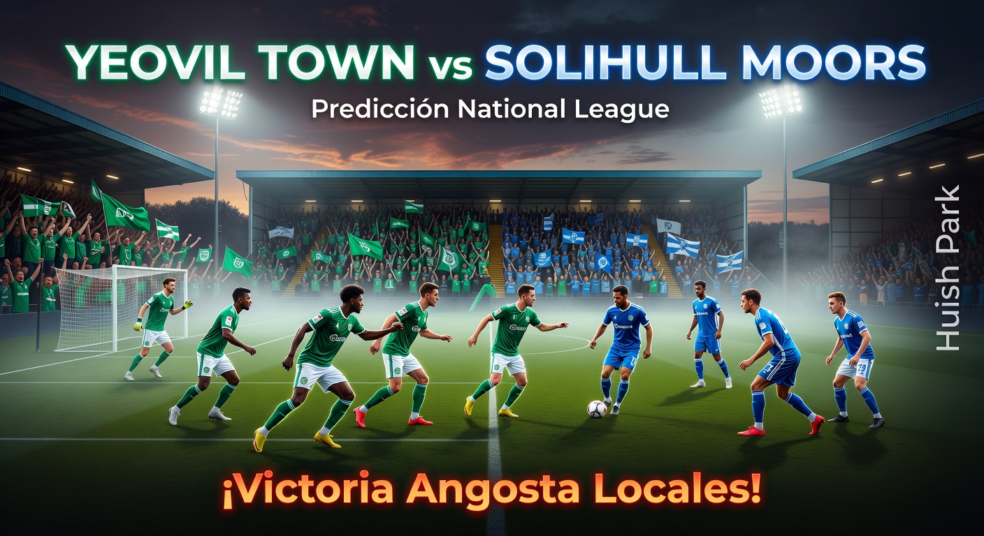 Yeovil Town vs Solihull Moors Pronóstico / Prediction